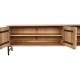 ТВ шкаф Home ESPRIT Кафяв Черен Метал Aкациево дърво 145 x 40 x 52 cm ТВ шкаф Home ESPRIT Кафяв Черен Метал Aкациево дърво 145 x 40 x 52 cm