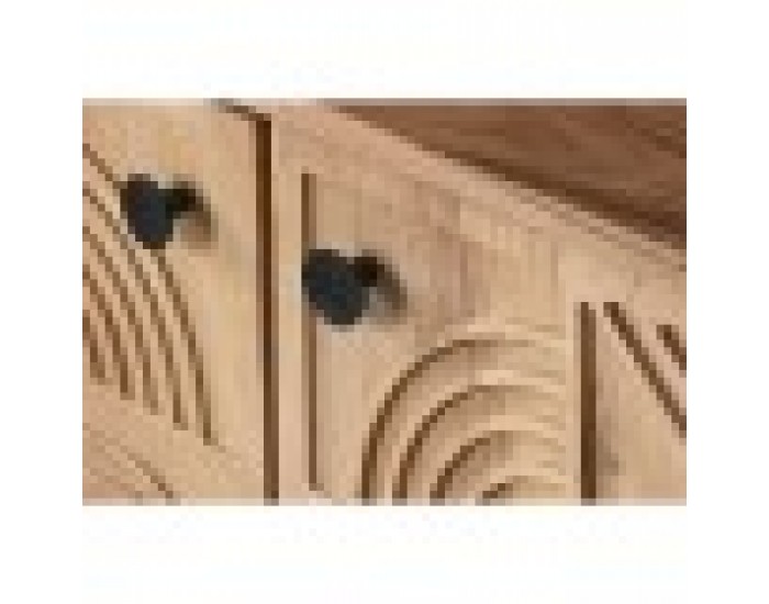 ТВ шкаф Home ESPRIT Кафяв Черен Метал Aкациево дърво 145 x 40 x 52 cm ТВ шкаф Home ESPRIT Кафяв Черен Метал Aкациево дърво 145 x 40 x 52 cm