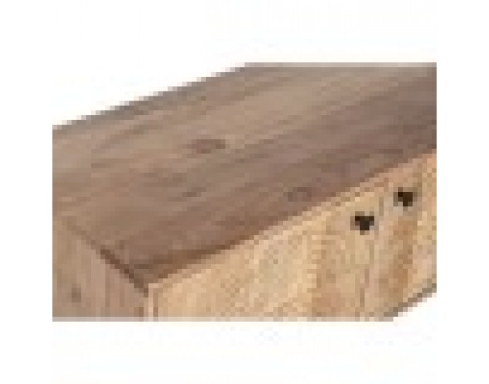 ТВ шкаф Home ESPRIT Кафяв Черен Метал Aкациево дърво 145 x 40 x 52 cm ТВ шкаф Home ESPRIT Кафяв Черен Метал Aкациево дърво 145 x 40 x 52 cm