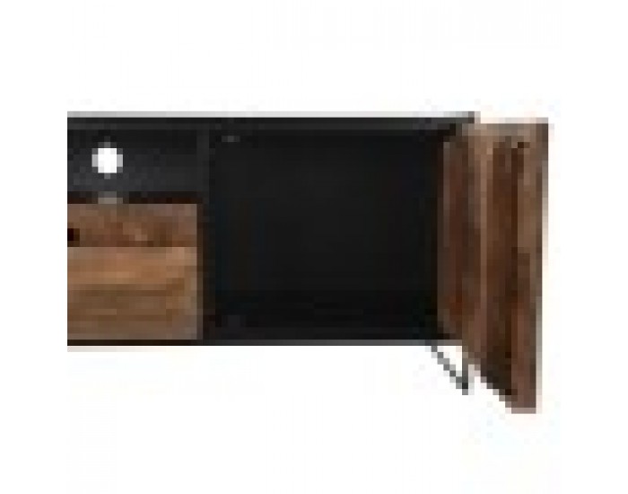 ТВ шкаф DKD Home Decor 144,5 x 40 x 51 cm Черен Оранжев Рециклирано дърво Бор ТВ шкаф DKD Home Decor 144,5 x 40 x 51 cm Черен Оранжев Рециклирано дърво Бор