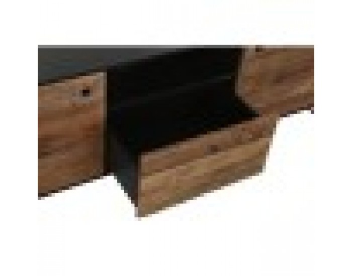 ТВ шкаф DKD Home Decor 144,5 x 40 x 51 cm Черен Оранжев Рециклирано дърво Бор ТВ шкаф DKD Home Decor 144,5 x 40 x 51 cm Черен Оранжев Рециклирано дърво Бор