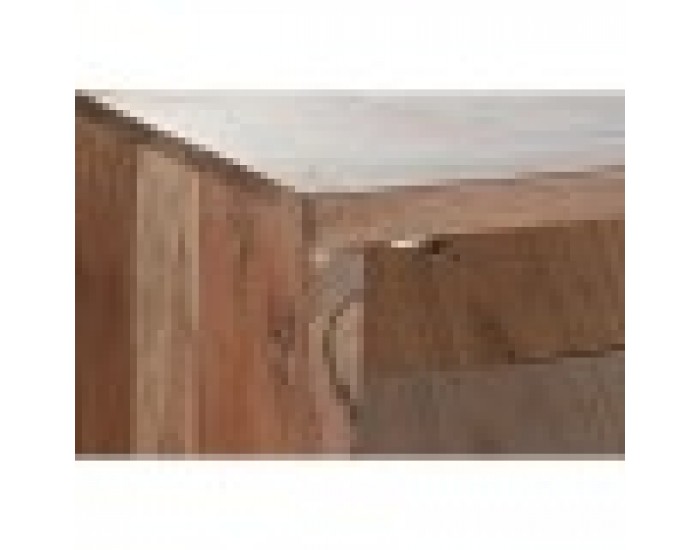 ТВ шкаф DKD Home Decor Кафяв Кристал Aкациево дърво ТВ шкаф DKD Home Decor Кафяв Кристал Aкациево дърво