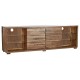 ТВ шкаф DKD Home Decor Кафяв Кристал Aкациево дърво ТВ шкаф DKD Home Decor Кафяв Кристал Aкациево дърво