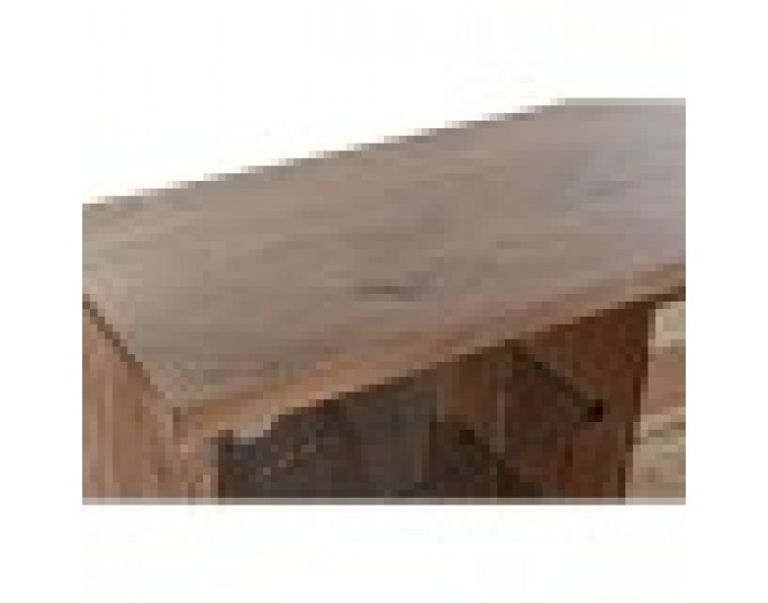 ТВ шкаф DKD Home Decor Кафяв Кристал Aкациево дърво ТВ шкаф DKD Home Decor Кафяв Кристал Aкациево дърво