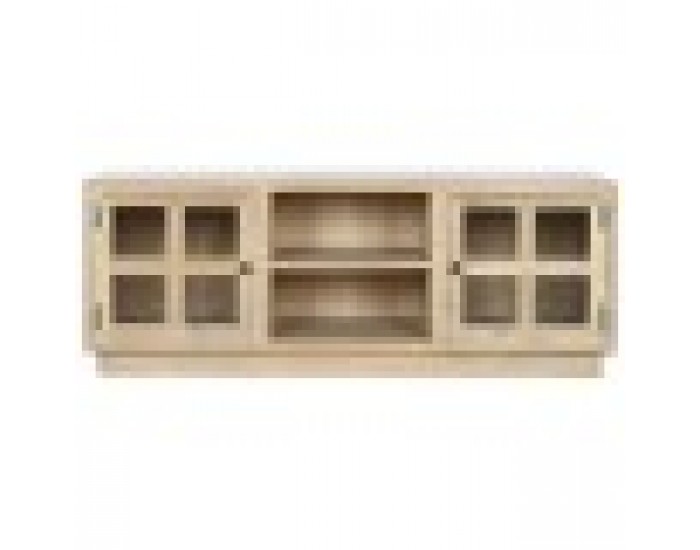 ТВ шкаф Home ESPRIT Естествен Кристал Дърво манго 135 x 35 x 52 cm ТВ шкаф Home ESPRIT Естествен Кристал Дърво манго 135 x 35 x 52 cm