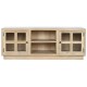 ТВ шкаф Home ESPRIT Естествен Кристал Дърво манго 135 x 35 x 52 cm ТВ шкаф Home ESPRIT Естествен Кристал Дърво манго 135 x 35 x 52 cm