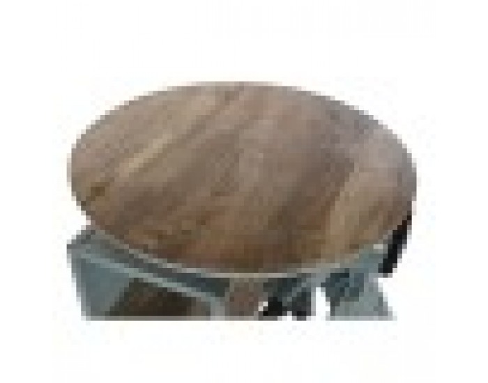 Маса DKD Home Decor Син Кафяв Алуминий Зелен Желязо Дърво манго (116 x 72 x 110 cm)