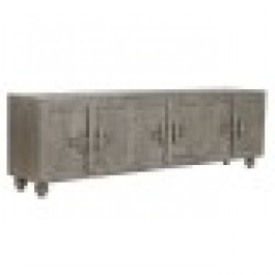 ТВ шкаф Home ESPRIT Светло кафяв 200 x 40 x 61 cm - Маси