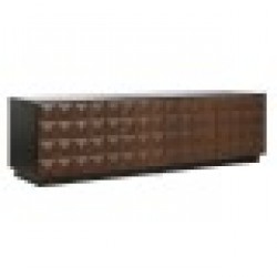 ТВ шкаф Home ESPRIT Кафяв Черен 161,2 X 40 X 45,5 cm - Маси