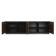 ТВ шкаф Home ESPRIT Кафяв Черен 161,2 X 40 X 45,5 cm ТВ шкаф Home ESPRIT Кафяв Черен 161,2 X 40 X 45,5 cm