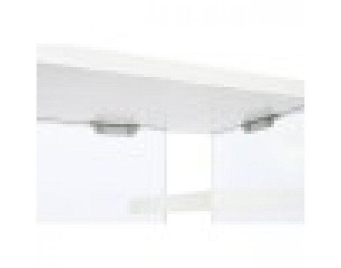 Бюро DKD Home Decor Бял Прозрачен Кристал Дървен MDF 120 x 50 x 76 cm