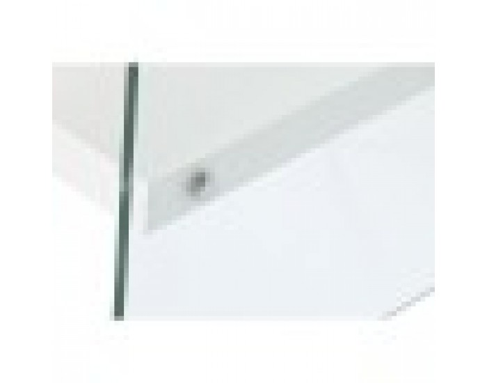 Бюро DKD Home Decor Бял Прозрачен Кристал Дървен MDF 120 x 50 x 76 cm