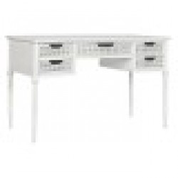 Бюро Home ESPRIT Бял Метал 122 x 50 x 76 cm - Бюра