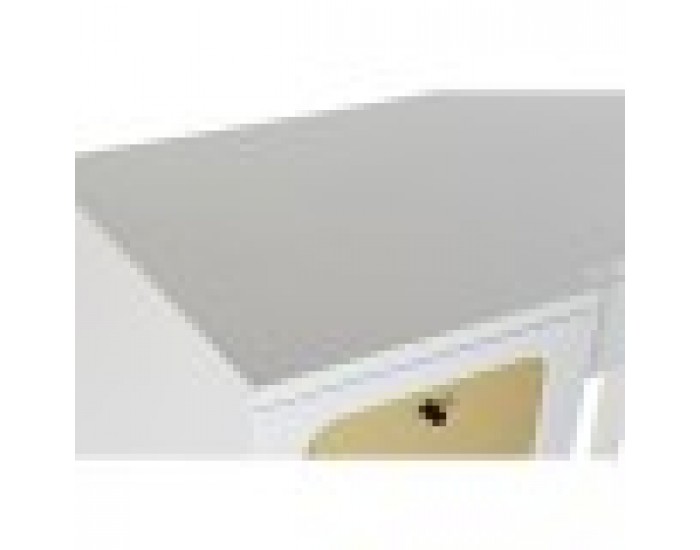 Бюро DKD Home Decor Ела Бял Pатан (140 x 50 x 76 cm) Бюро DKD Home Decor Ела Бял Pатан (140 x 50 x 76 cm)