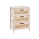 Скрин GiftDecor Rattan Естествен 40 x 58 x 29 cm 3 чекмеджета