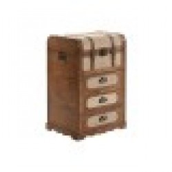 Скрин Home ESPRIT Кафяв Бежов Alpino 45 x 35 x 71,5 cm - Скринове