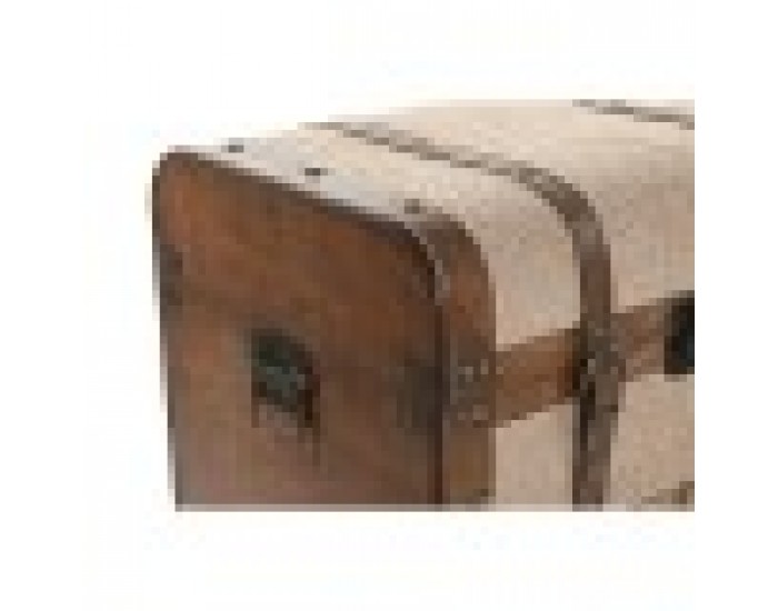 Скрин Home ESPRIT Кафяв Бежов Alpino 45 x 35 x 71,5 cm