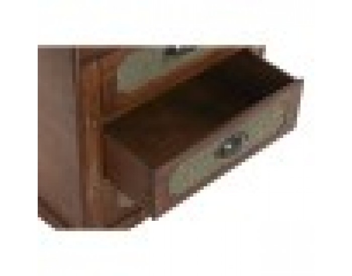Скрин Home ESPRIT Зелен Многоцветен Тропически 45 x 35 x 71,5 cm Скрин Home ESPRIT Зелен Многоцветен Тропически 45 x 35 x 71,5 cm