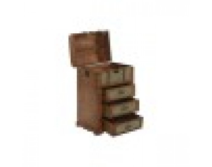 Скрин Home ESPRIT Зелен Многоцветен Тропически 45 x 35 x 71,5 cm Скрин Home ESPRIT Зелен Многоцветен Тропически 45 x 35 x 71,5 cm