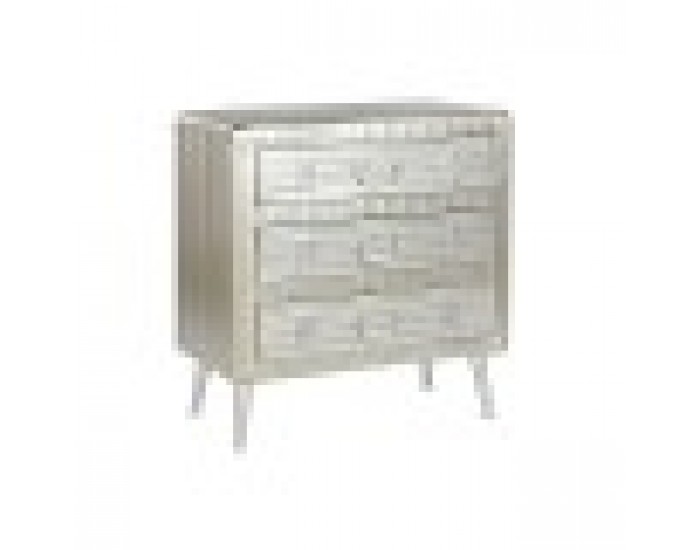 Скрин Home ESPRIT Сребрист Метал Дървен MDF Vintage 80 x 39 x 82 cm Скрин Home ESPRIT Сребрист Метал Дървен MDF Vintage 80 x 39 x 82 cm