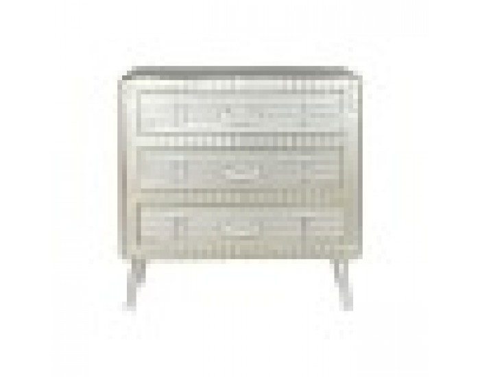 Скрин Home ESPRIT Сребрист Метал Дървен MDF Vintage 80 x 39 x 82 cm Скрин Home ESPRIT Сребрист Метал Дървен MDF Vintage 80 x 39 x 82 cm