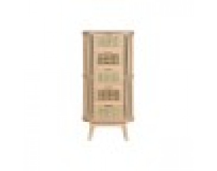 Скрин Home ESPRIT Златен Естествен Ела 48 x 35 x 105 cm Скрин Home ESPRIT Златен Естествен Ела 48 x 35 x 105 cm