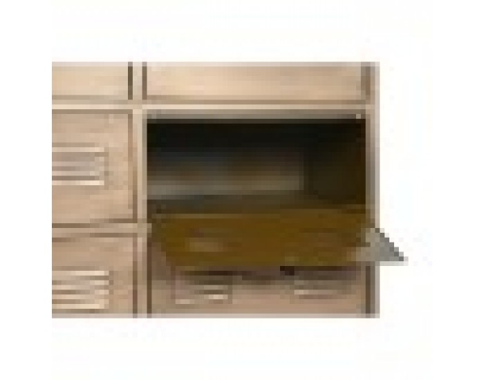 Скрин Home ESPRIT Златен Метал Loft 78 x 34 x 70 cm