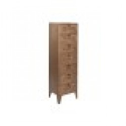 Скрин Home ESPRIT Златен Метал Loft 40 x 34 x 139 cm - Скринове