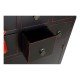 Скрин DKD Home Decor Черен Червен Многоцветен Ела Дървен MDF Ориенталски 63 x 27 x 101 cm