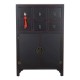 Скрин DKD Home Decor Черен Червен Многоцветен Ела Дървен MDF Ориенталски 63 x 27 x 101 cm