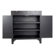Скрин DKD Home Decor Черен Червен Многоцветен Ела Дървен MDF Ориенталски 63 x 27 x 101 cm