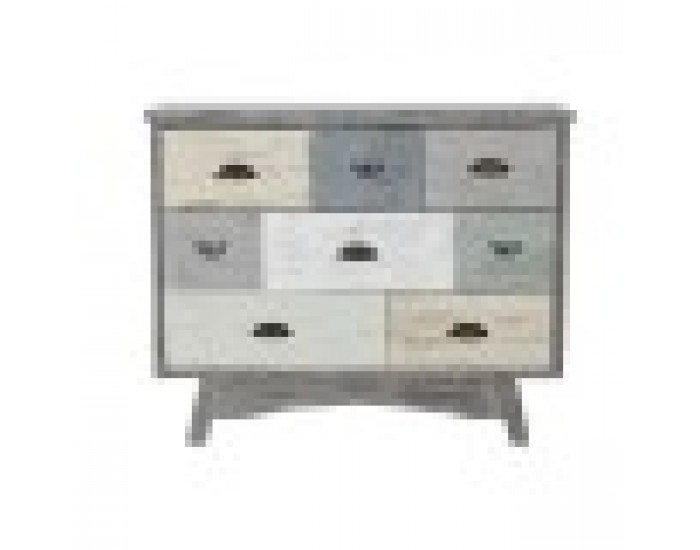 Скрин Home ESPRIT Сив Многоцветен Cottage 100 x 40 x 80 cm Скрин Home ESPRIT Сив Многоцветен Cottage 100 x 40 x 80 cm