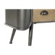 Скрин DKD Home Decor Сив Естествен Метал Ела Loft 97 x 37 x 79 cm Скрин DKD Home Decor Сив Естествен Метал Ела Loft 97 x 37 x 79 cm