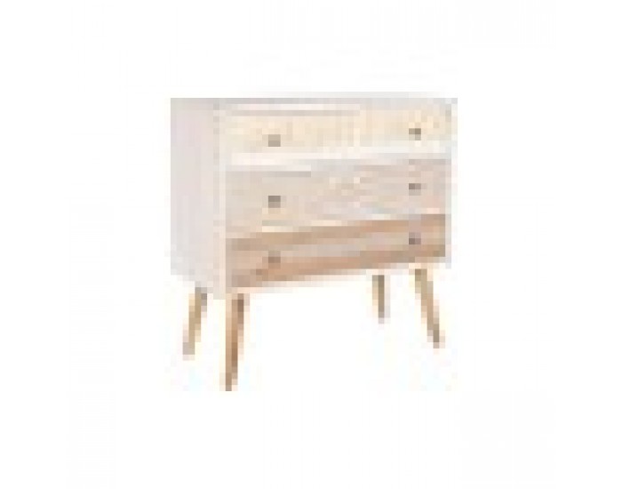 Скрин DKD Home Decor, Ела, Естествен Памук, Бял, 80 x 35 x 80 cm Скрин DKD Home Decor, Ела, Естествен Памук, Бял, 80 x 35 x 80 cm