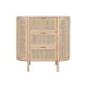 Скрин Home ESPRIT Естествен каучук Модерен 80 x 39 x 80 cm Скрин Home ESPRIT Естествен каучук Модерен 80 x 39 x 80 cm