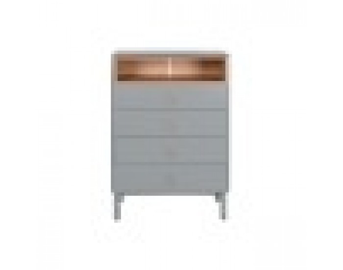 Скрин Home ESPRIT Син Сив полипропилен Дървен MDF 80 x 40 x 117 cm Скрин Home ESPRIT Син Сив полипропилен Дървен MDF 80 x 40 x 117 cm
