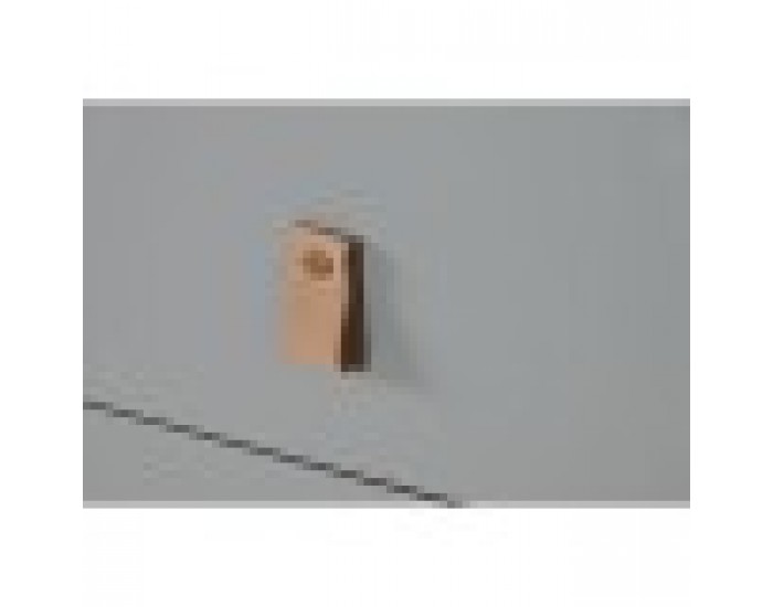 Скрин Home ESPRIT Син Сив Естествен полипропилен Дървен MDF 120 x 40 x 75 cm