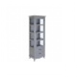 Витрина DKD Home Decor Дървен MDF 49 x 36 x 160 cm - Скринове