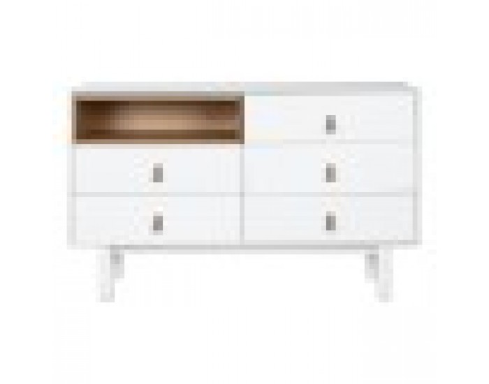 Скрин Home ESPRIT Бял Естествен полипропилен Дървен MDF 120 x 40 x 75 cm Скрин Home ESPRIT Бял Естествен полипропилен Дървен MDF 120 x 40 x 75 cm