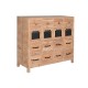 Скрин Home ESPRIT Черен Естествен Метал Ела Cottage 110 x 40 x 92,5 cm Скрин Home ESPRIT Черен Естествен Метал Ела Cottage 110 x 40 x 92,5 cm