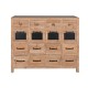 Скрин Home ESPRIT Черен Естествен Метал Ела Cottage 110 x 40 x 92,5 cm Скрин Home ESPRIT Черен Естествен Метал Ела Cottage 110 x 40 x 92,5 cm