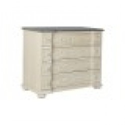 Скрин DKD Home Decor 100 x 50 x 83,5 cm Сив Бежов Тъмно сив Дърво манго Дървен MDF - Скринове
