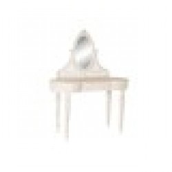 Тоалетка DKD Home Decor, Бял, Дърво манго, Дървен, MDF, 114 x 44 x 141 cm - Скринове