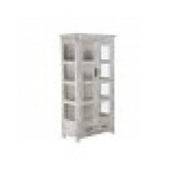 Витрина DKD Home Decor Кристал Дърво манго (90 x 45 x 180 cm) - Скринове