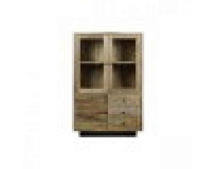 Витрина DKD Home Decor 90 x 40 x 190 cm Кристал Дърво манго