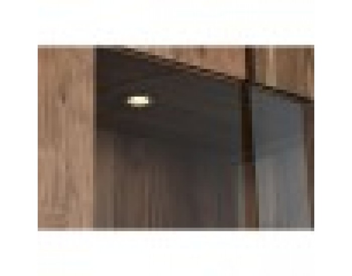 Витрина DKD Home Decor 80 x 40 x 197 cm Кристал Алуминий Aкациево дърво