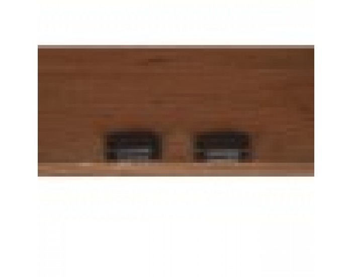 Витрина DKD Home Decor 80 x 40 x 197 cm Кристал Алуминий Aкациево дърво