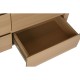 Скрин Home ESPRIT Естествен Светло сив Модерен 120 x 40 x 80 cm Скрин Home ESPRIT Естествен Светло сив Модерен 120 x 40 x 80 cm