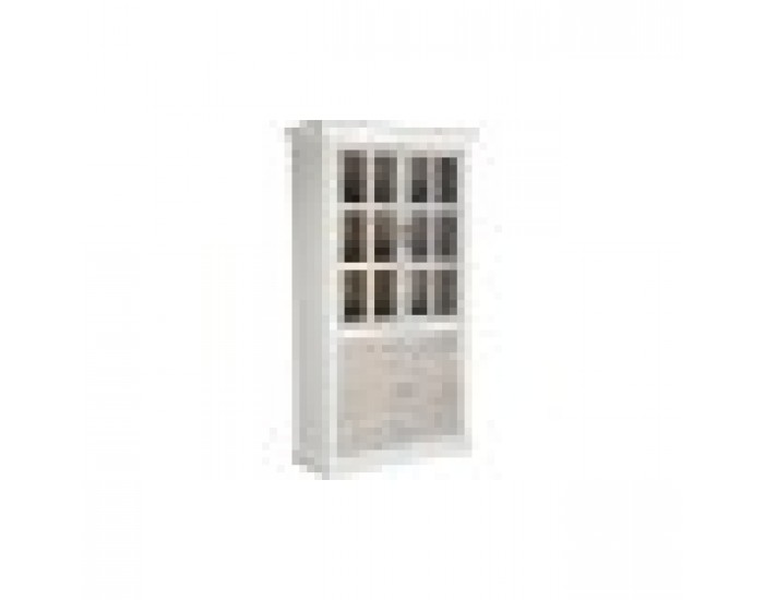 Витрина DKD Home Decor 110 x 45 x 200 cm Кристал Алуминий Дърво манго Витрина DKD Home Decor 110 x 45 x 200 cm Кристал Алуминий Дърво манго