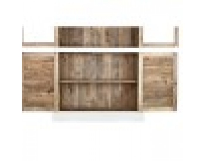 Витрина DKD Home Decor 110 x 45 x 200 cm Кристал Алуминий Дърво манго Витрина DKD Home Decor 110 x 45 x 200 cm Кристал Алуминий Дърво манго